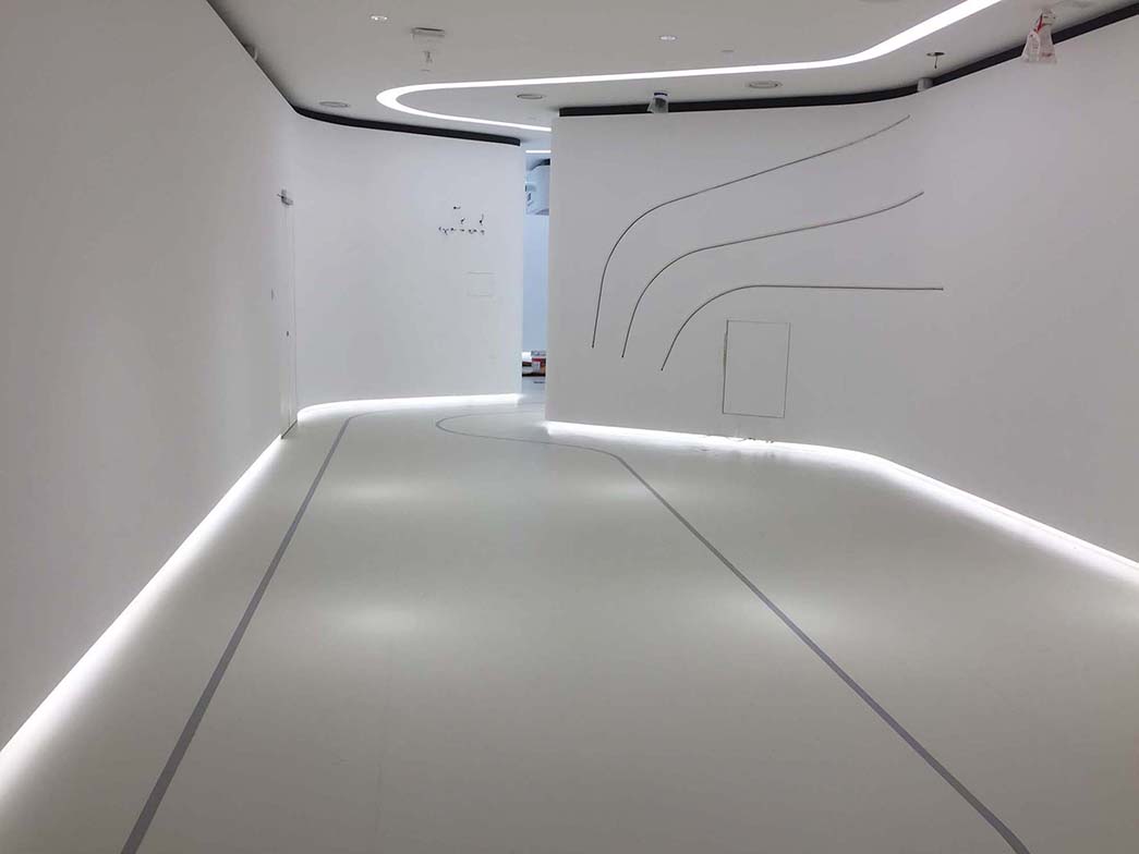 photo thumbnail of the nora rubber flooring project at Goldwind Exhisibition Center